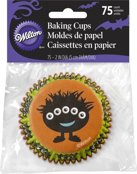 Wilton Standard Baking Cups-Halloween Eye Balls