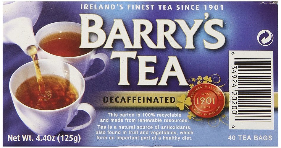 Barry's Irish Breakfast Tea, 80 Count Tea Bag N23