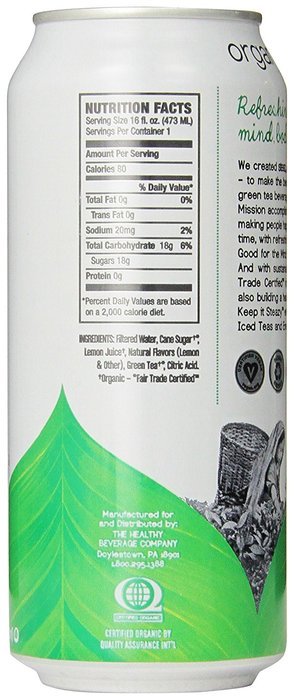 Steaz Iced Tea Can, Green Blueberry Pomegranate, Gluten Free, 16-ounces (Pack of12) N24