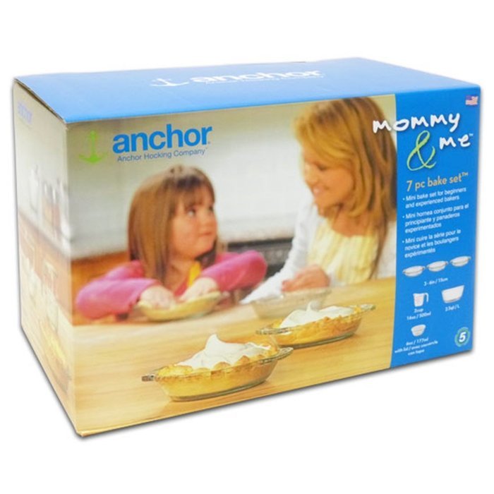 Anchor Hocking 7 Piece 'Mommy & Me' Baking Set N2