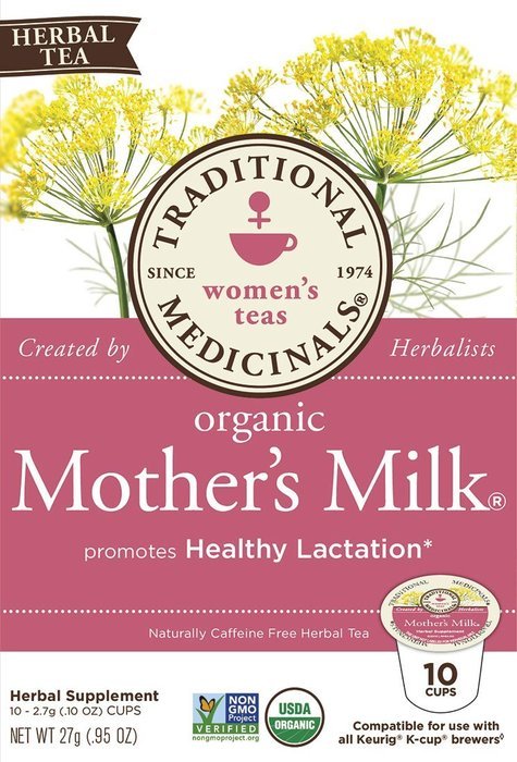 Traditional Medicinals Organic Chamomile with Lavender Tea, Single Serve Cups for Keurig K-Cup Brewers, 10 Count N10