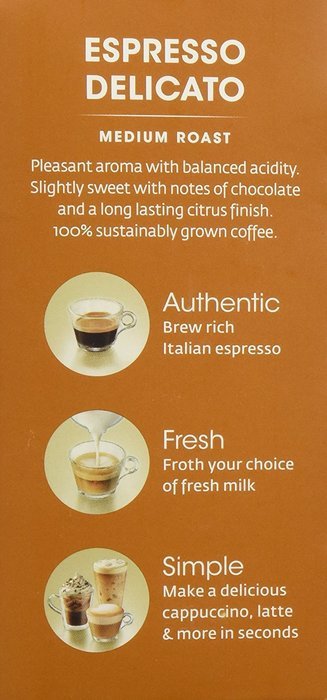 LAVAZZA ESPRESSO DELICATO 72 PACKS made for KEURIG RIVO SYSTEM