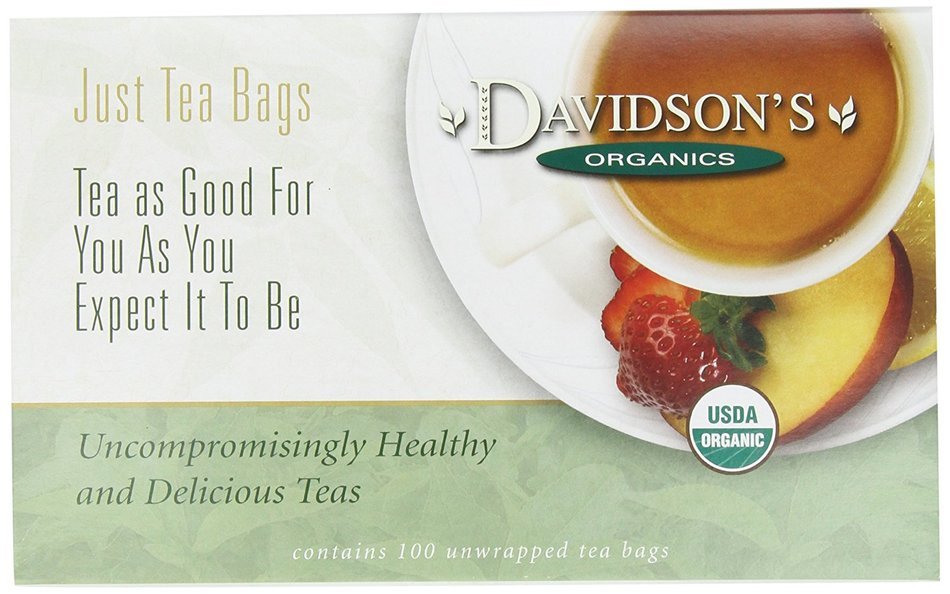 Davidson's Tea Hibiscus Flower, 100-Count Tea Bags N78