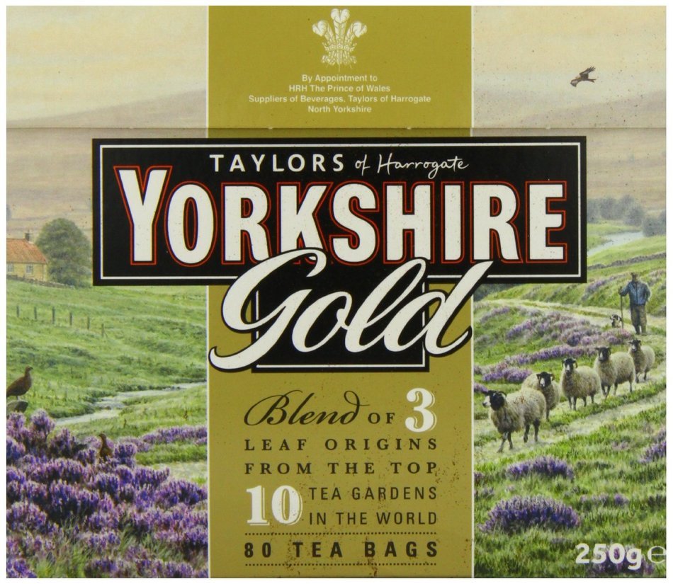 Yorkshire Gold tea in tea bags-box 80 bags