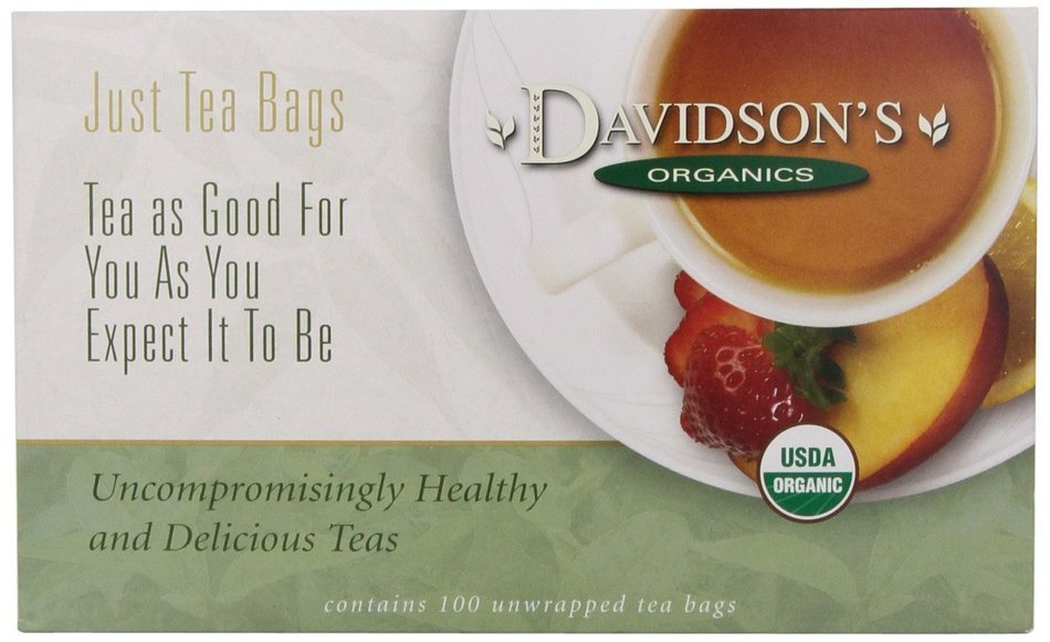 Davidson's Tea Hibiscus Flower, 100-Count Tea Bags N88