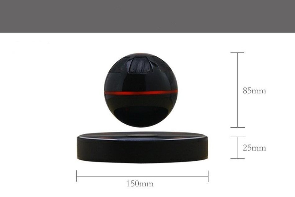 Swizze Floating Sound System Maglev Speaker Levitating Portable Wireless Bluetooth Speakers Floating Levitation... N14