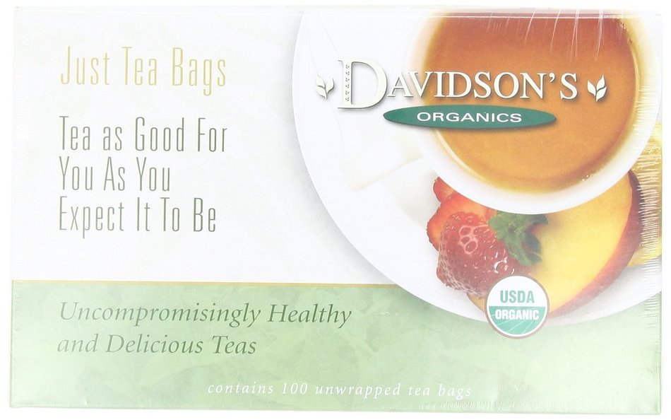 Davidson's Tea Hibiscus Flower, 100-Count Tea Bags N95