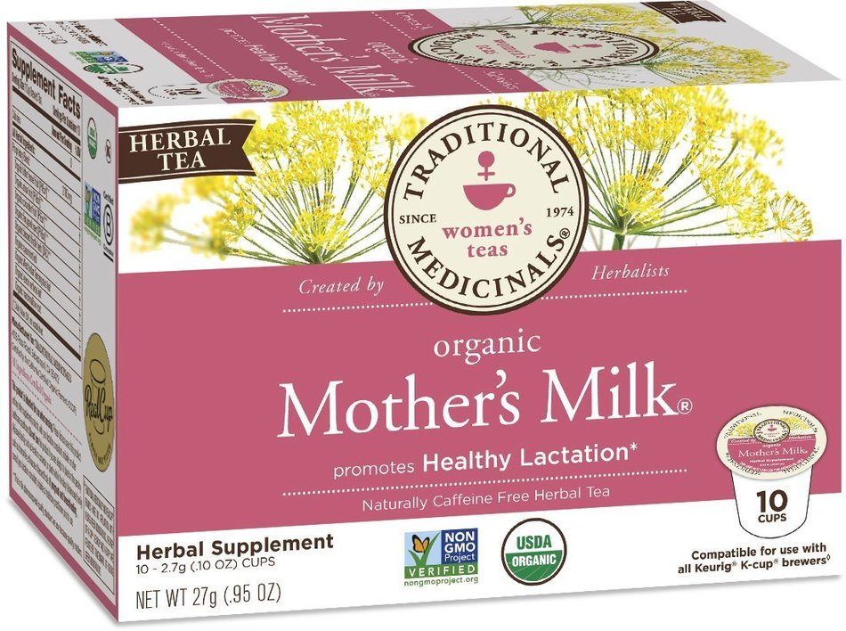 Traditional Medicinals Organic Chamomile with Lavender Tea, Single Serve Cups for Keurig K-Cup Brewers, 10 Count N12