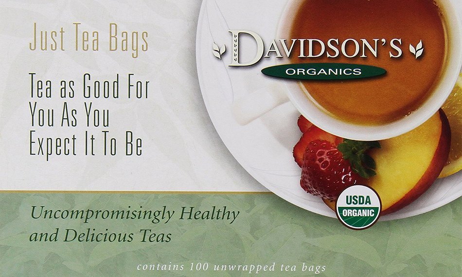 Davidson's Tea Hibiscus Flower, 100-Count Tea Bags N111