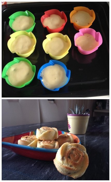 Cupcake Molds Silicone Baking Cups Muffin Cases Set of 12 Reusable Cupcake Liners