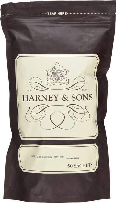 Harney & Sons Fine Teas Hot Cinnamon Spice - 50 Sachets - Pack of 2