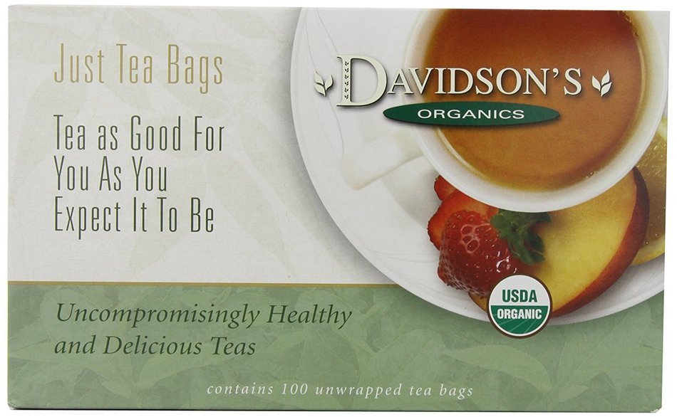 Davidson's Tea Hibiscus Flower, 100-Count Tea Bags N116