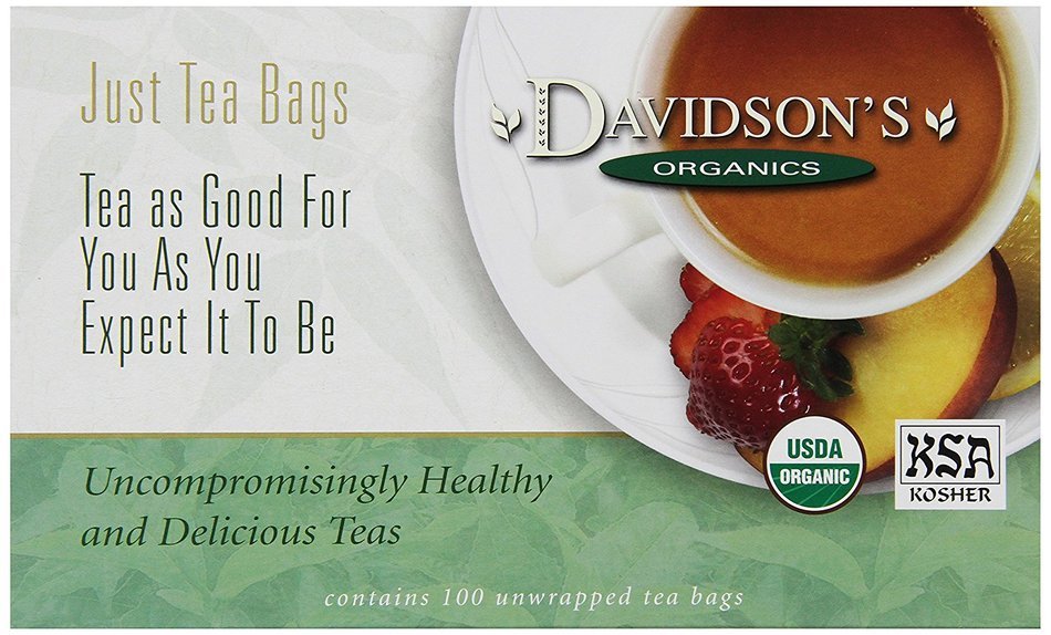 Davidson's Tea Hibiscus Flower, 100-Count Tea Bags N127
