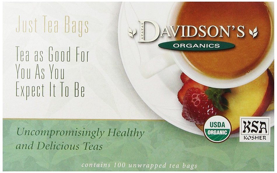 Davidson's Tea Hibiscus Flower, 100-Count Tea Bags N136