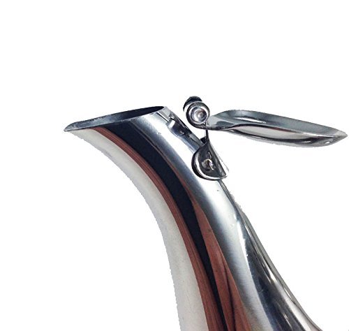 5 Liter Alpine Cuisine Polished Mirror-Finish Stainless Steel Whistling Capsule Base Stovetop Teakettle Tea Kettle... N4