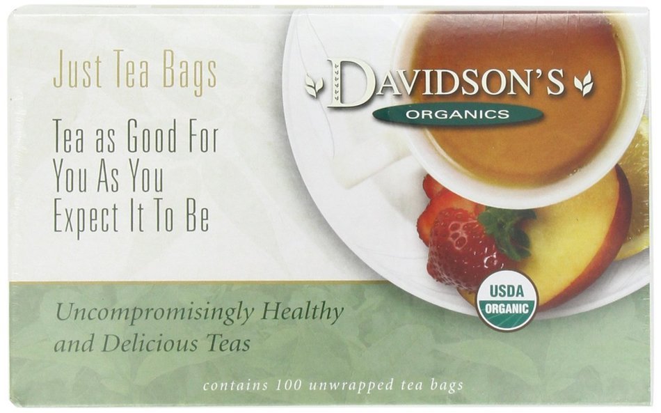Davidson's Tea Hibiscus Flower, 100-Count Tea Bags N139