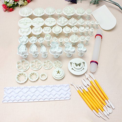"21 Sets 68 PCS Fondant Cake Decorating Mold Set 04072" shopping N8