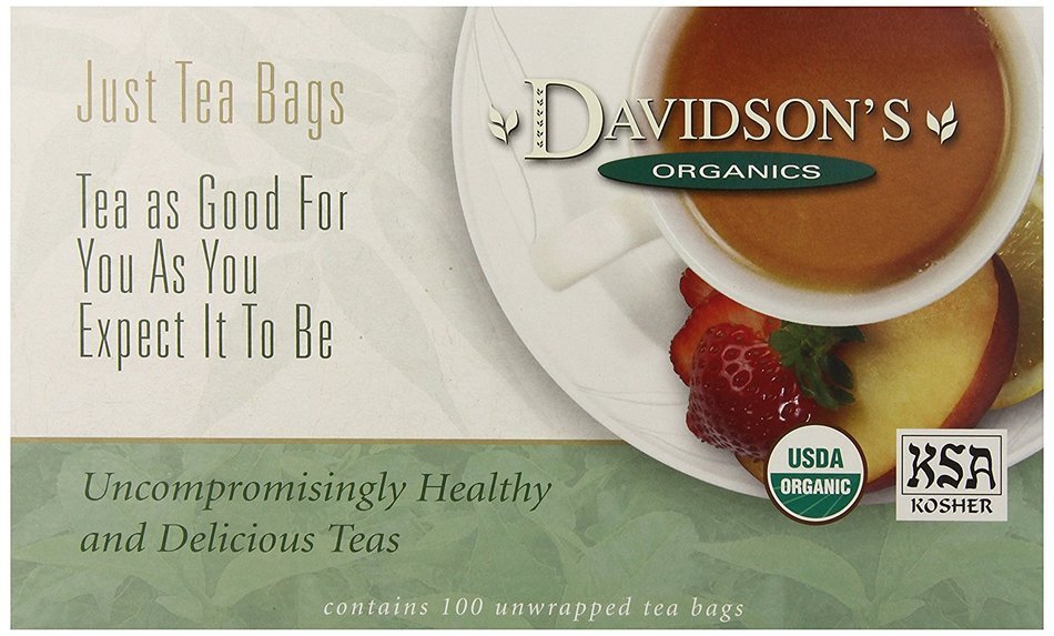 Davidson's Tea Hibiscus Flower, 100-Count Tea Bags N170
