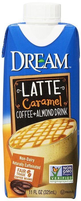 DREAM Latte Coffee + Almond Mocha Non-Dairy Drink, 11 Fluid Ounce (Pack of 12)