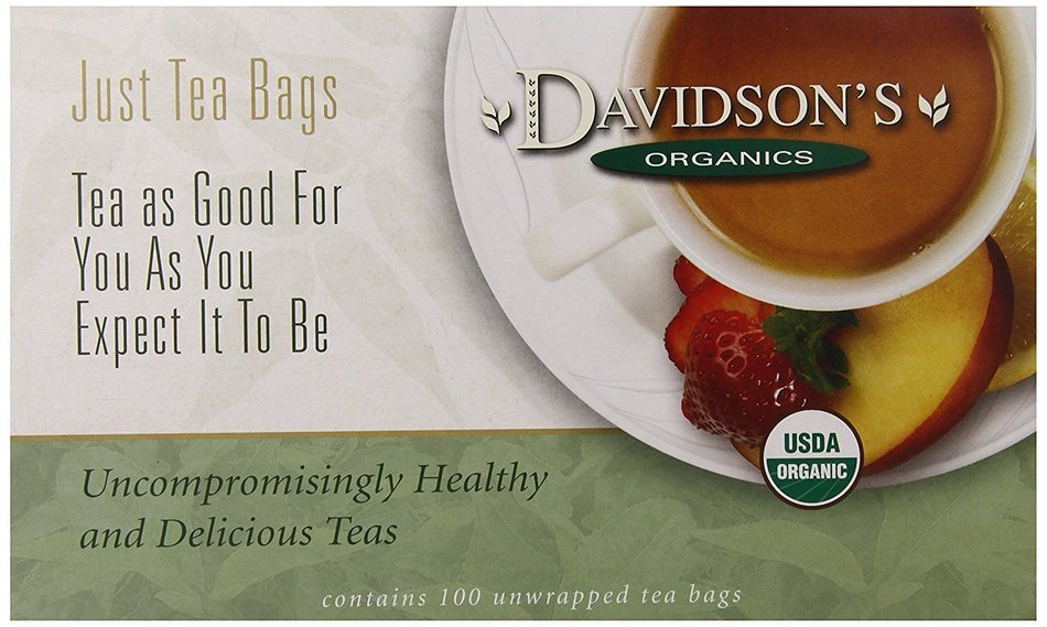 Davidson's Tea Hibiscus Flower, 100-Count Tea Bags N172