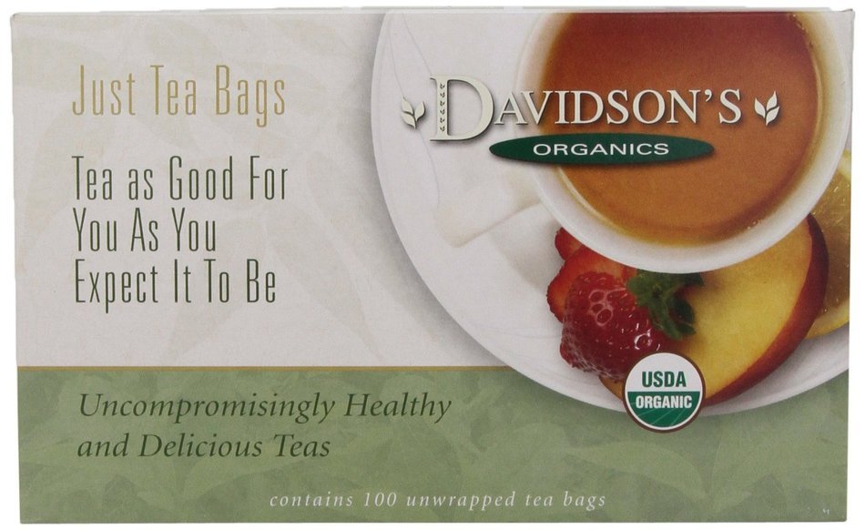 Davidson's Tea Hibiscus Flower, 100-Count Tea Bags N181