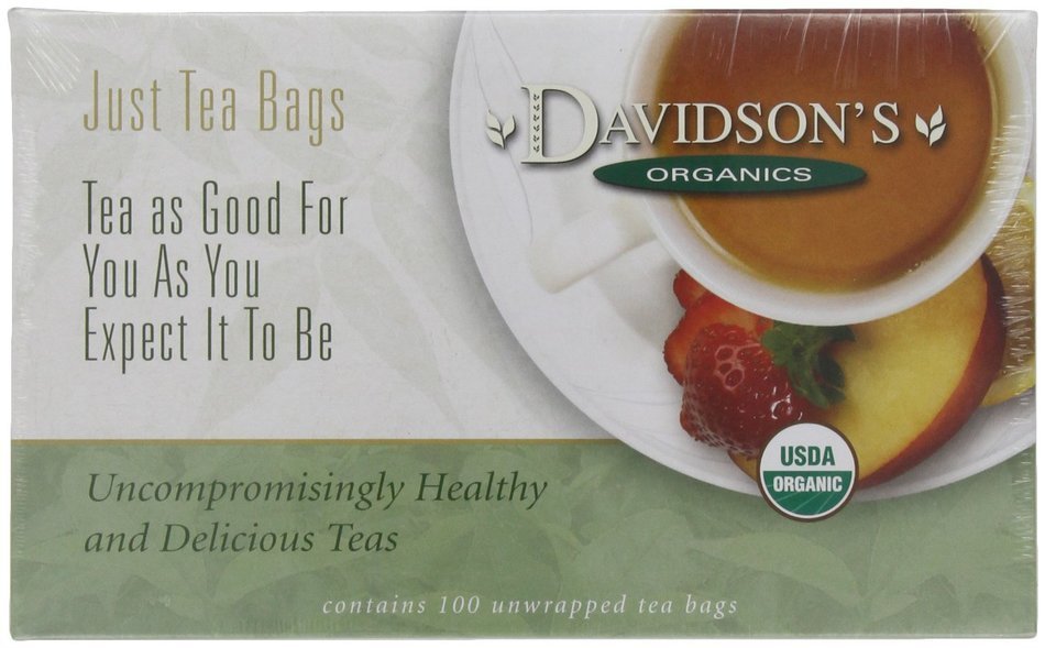 Davidson's Tea Hibiscus Flower, 100-Count Tea Bags N195