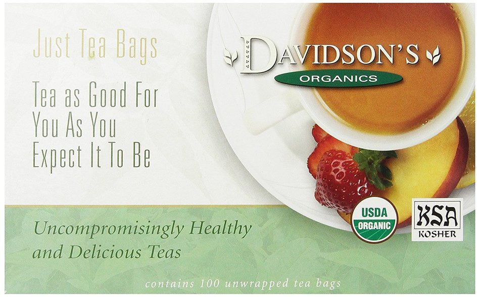 Davidson's Tea Hibiscus Flower, 100-Count Tea Bags N202