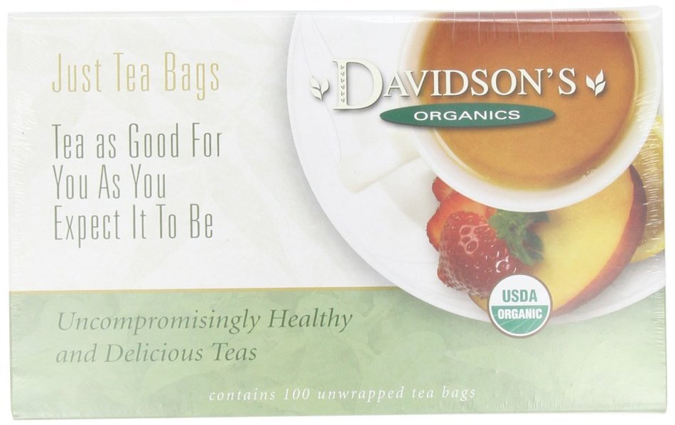 Davidson's Tea Hibiscus Flower, 100-Count Tea Bags N205