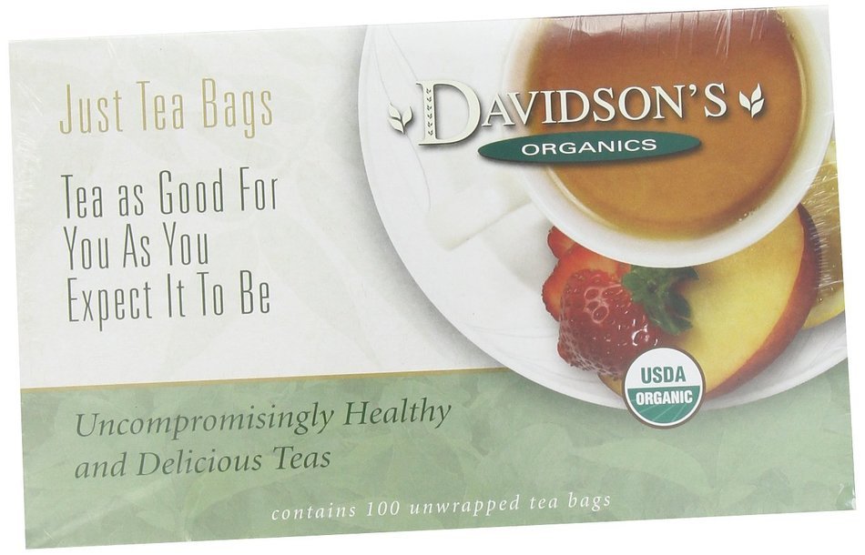 Davidson's Tea Hibiscus Flower, 100-Count Tea Bags N207