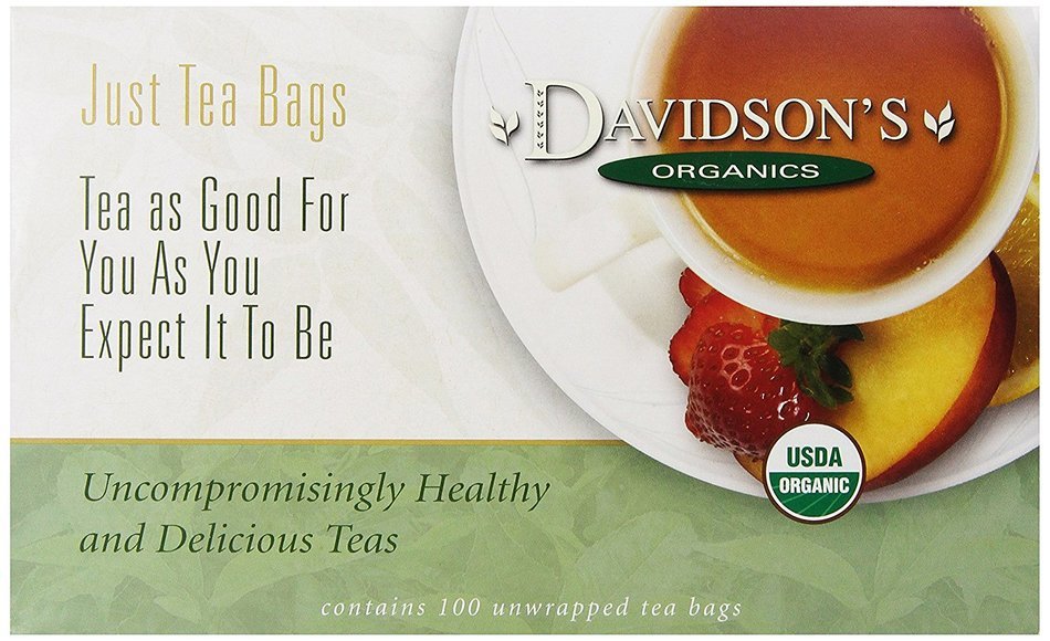 Davidson's Tea Hibiscus Flower, 100-Count Tea Bags N215