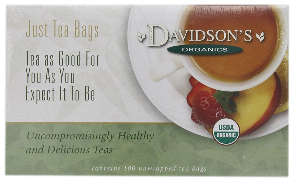 Davidson's Tea Hibiscus Flower, 100-Count Tea Bags N218