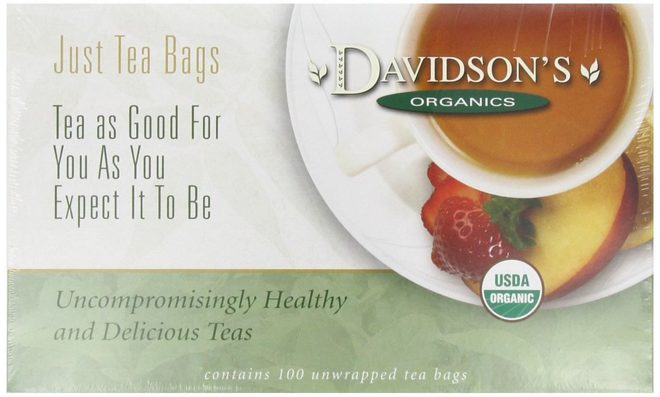 Davidson's Tea Hibiscus Flower, 100-Count Tea Bags N222