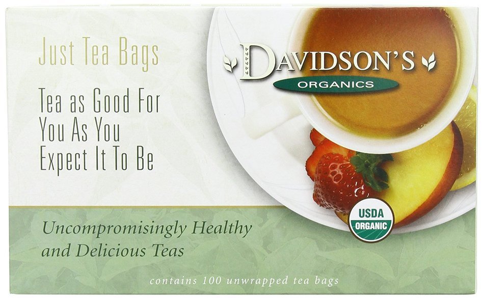 Davidson's Tea Hibiscus Flower, 100-Count Tea Bags N224