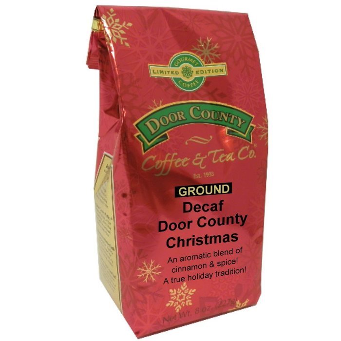 Door County Coffee, 8oz Bags, Seasonal Holiday Coffee (Candy Cane, Ground) N3
