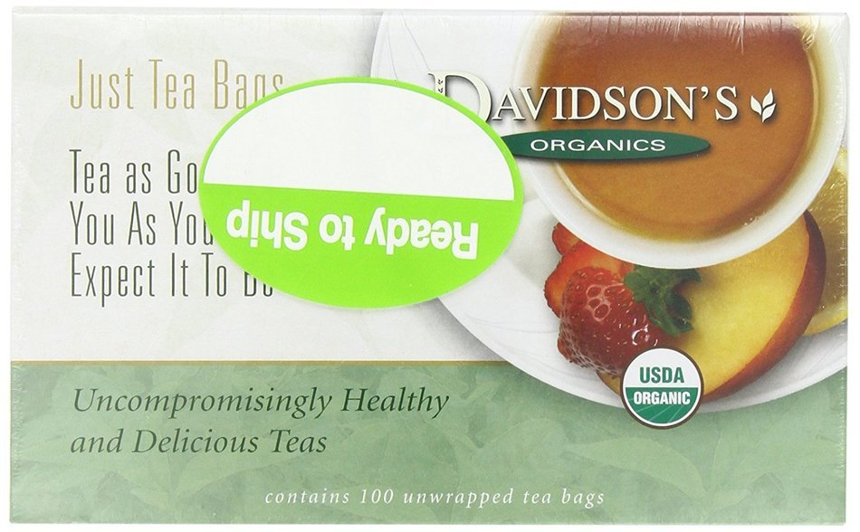 Davidson's Tea Hibiscus Flower, 100-Count Tea Bags N248
