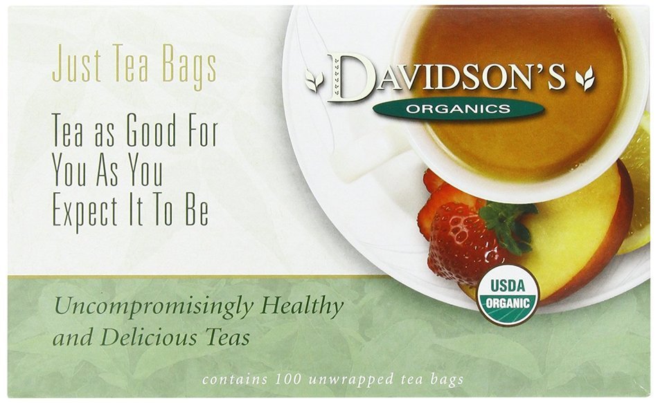 Davidson's Tea Hibiscus Flower, 100-Count Tea Bags N254