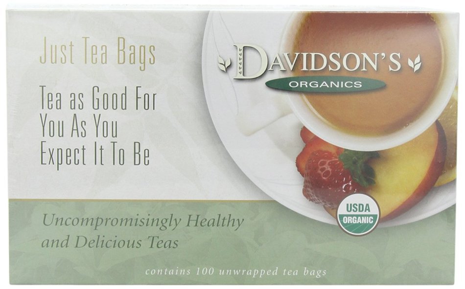 Davidson's Tea Hibiscus Flower, 100-Count Tea Bags N255