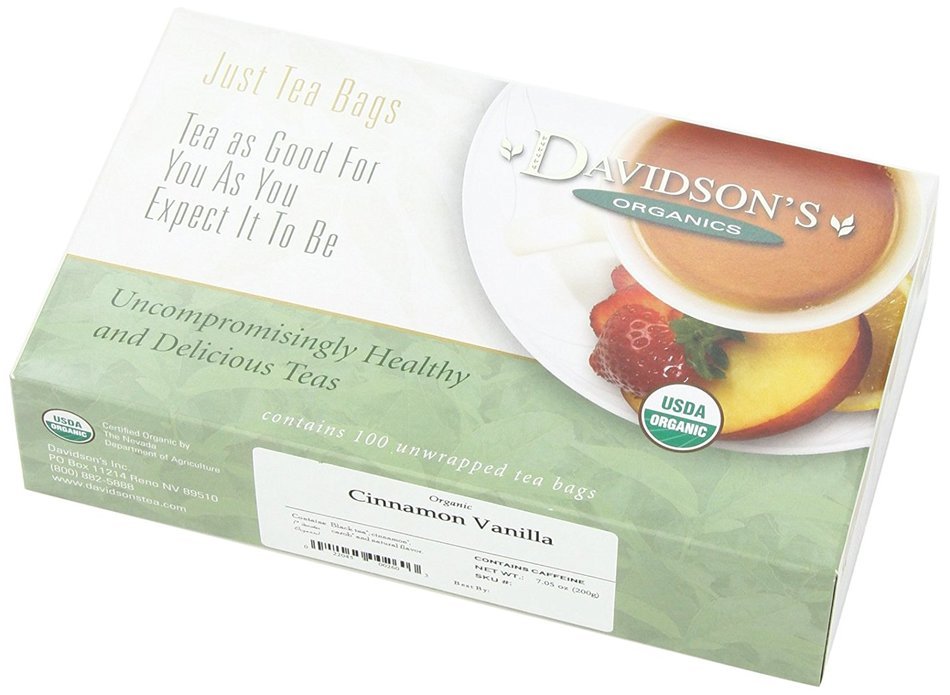 Davidson's Tea Hibiscus Flower, 100-Count Tea Bags N263