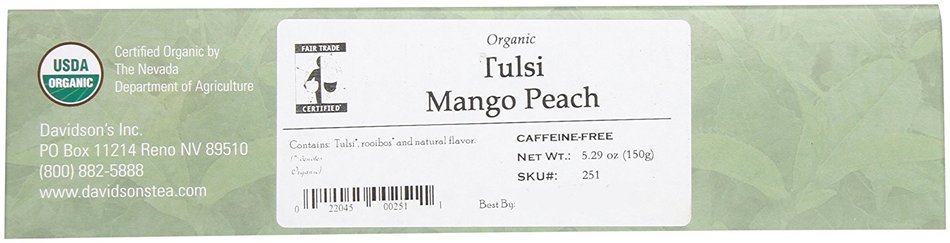 Davidson's Tea Hibiscus Flower, 100-Count Tea Bags N268
