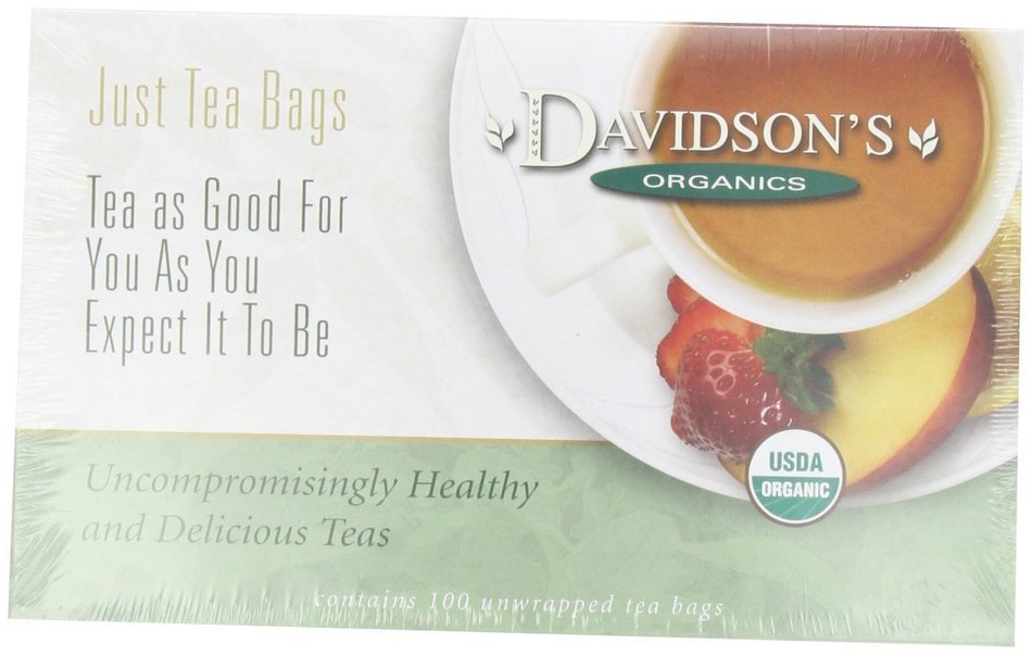 Davidson's Tea Hibiscus Flower, 100-Count Tea Bags N270
