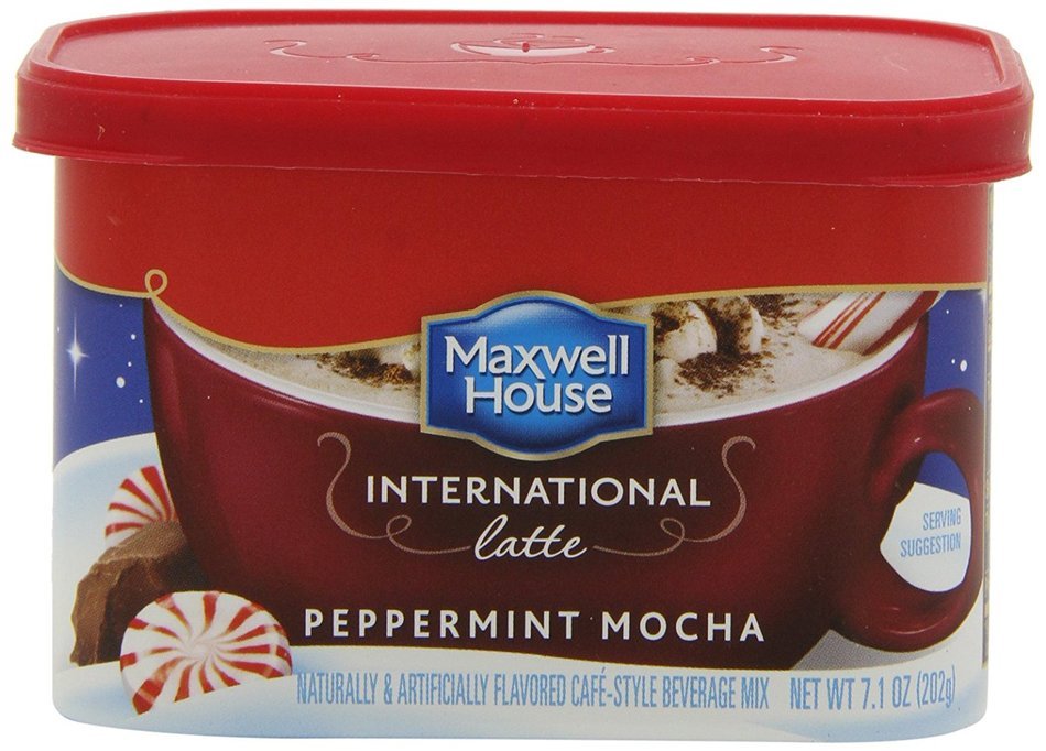 Maxwell House International Latte, Peppermint Mocha, 7.1-Ounce Cans (Pack of 4)
