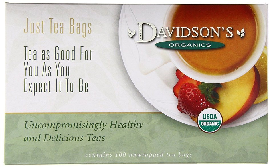 Davidson's Tea Hibiscus Flower, 100-Count Tea Bags N279