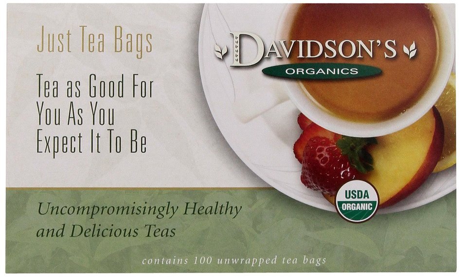 Davidson's Tea Hibiscus Flower, 100-Count Tea Bags N287