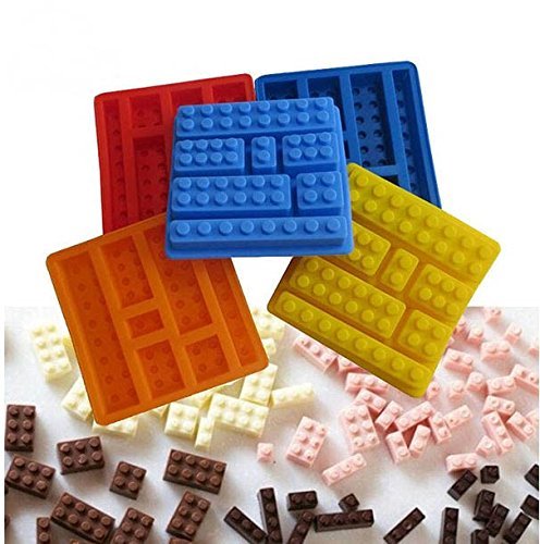 Square Toy Brick Shape Silicone Chocolate Mold Ice Cube Mould Cake Bakeware Cake Tools