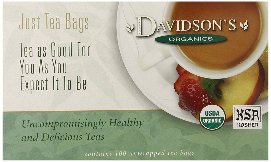 Davidson's Tea Hibiscus Flower, 100-Count Tea Bags N295