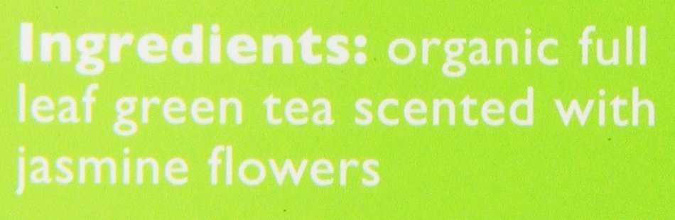 Novus Jasmine Green 100% Organic Tea, 12 Count Tea Bags