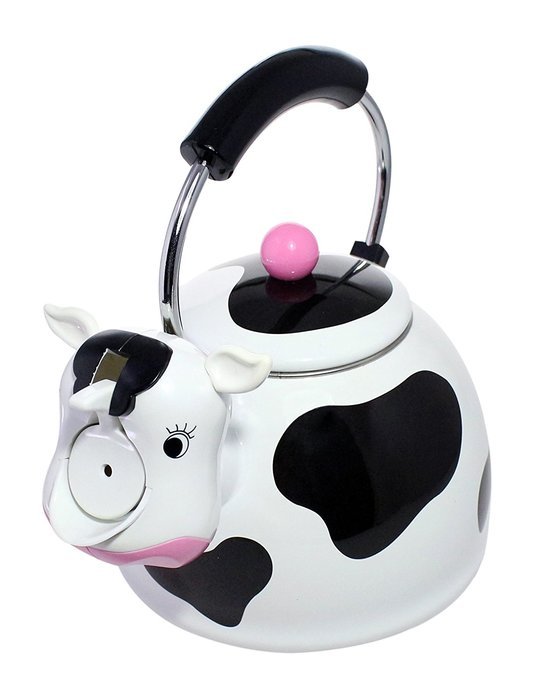JustNile Enamel Animal Whistling Kettle - Giraffe N8