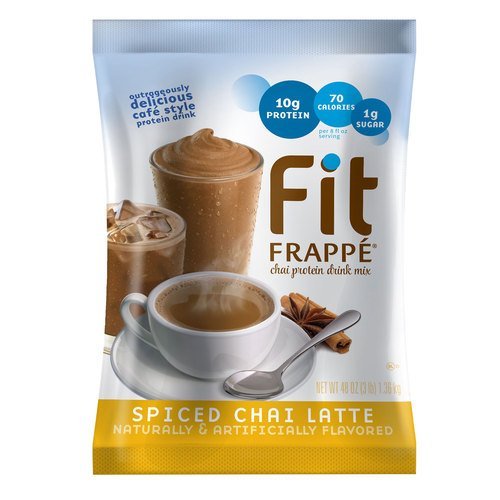 Big Train Fit Frappe Spiced Chai Latte Protein Drink Mix 3 lb. Bag