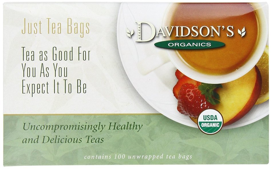 Davidson's Tea Hibiscus Flower, 100-Count Tea Bags N299