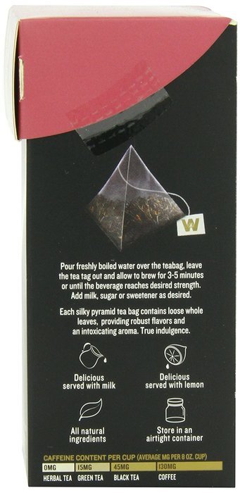 Wissotzky Tea Signature Collection Nana Mint with Ginger and Lemon Tea, 1.4 Ounce (16 Count) N3